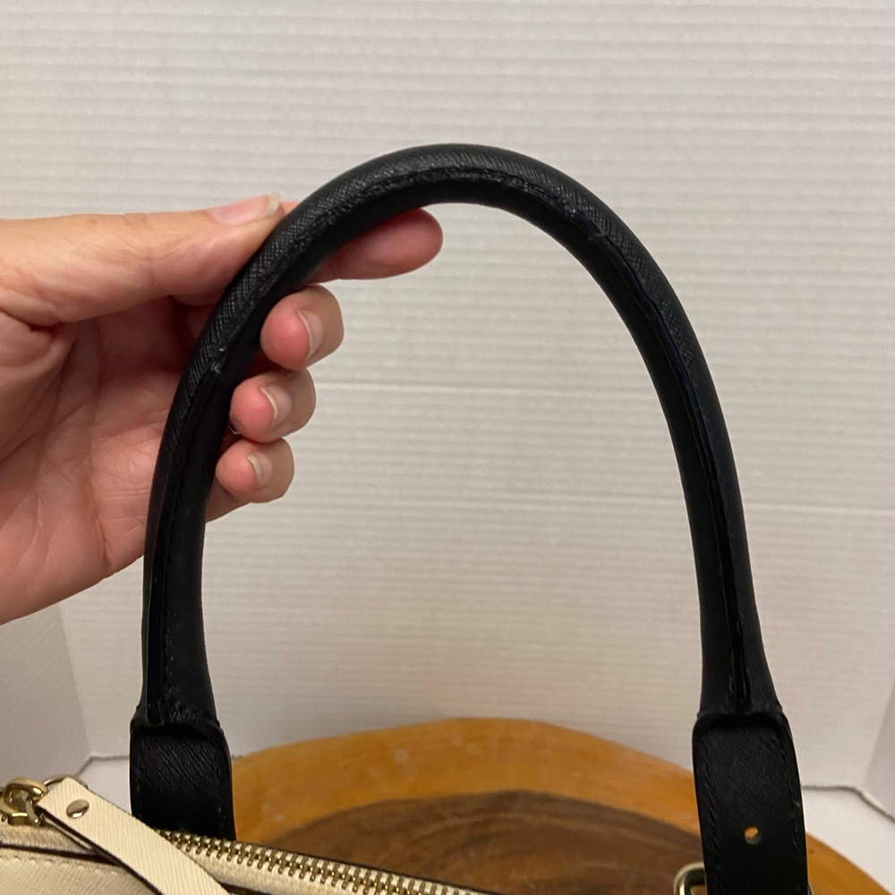 Kate Spade Cream Color Block Handbag - Picture 7 of 14